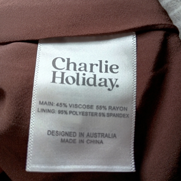 Charlie Holiday “Lola” Retro Zebra Mini Slip Dress – NWT – Size 6 - Picture 11 of 15